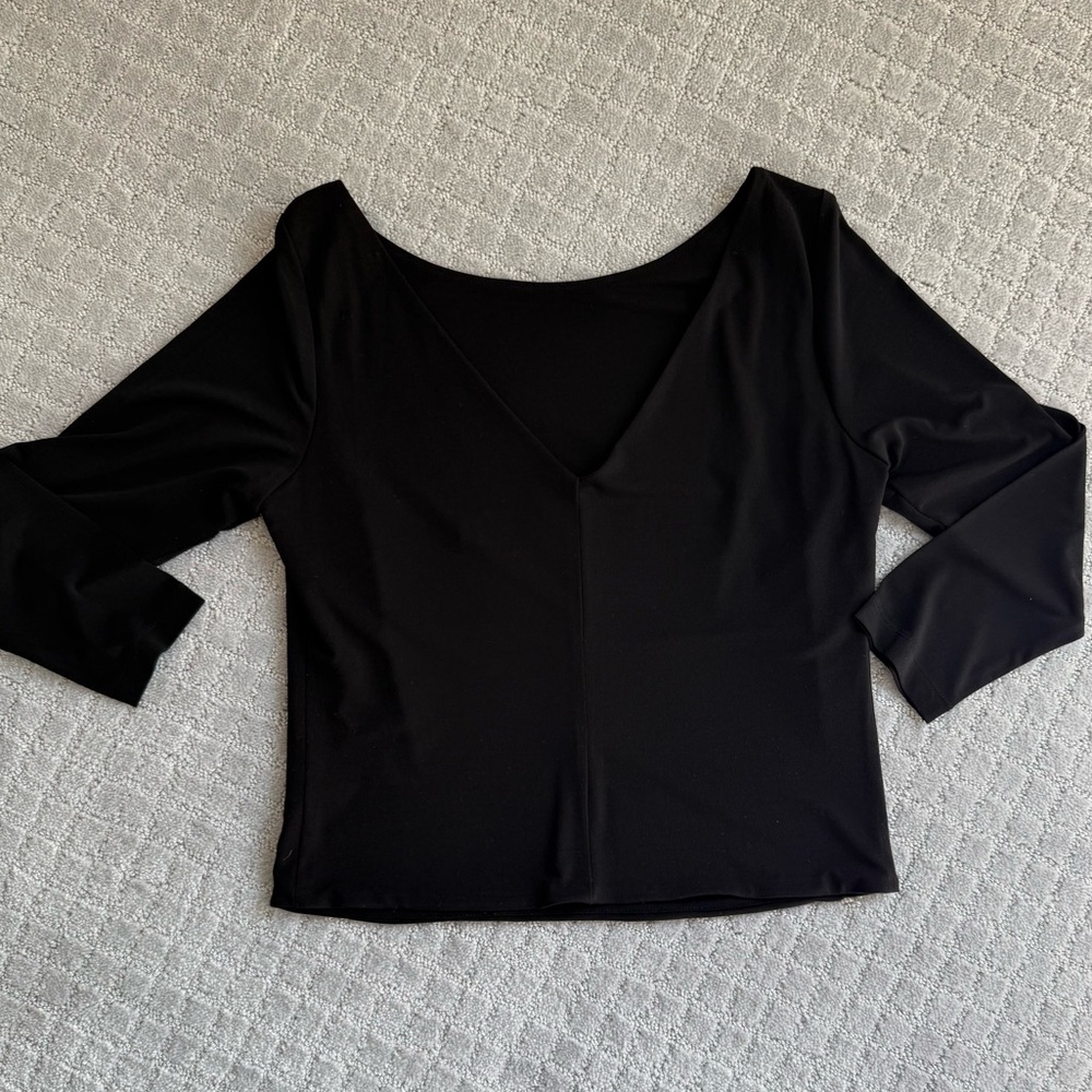 Eliza J | Elegant Top | Black | L - Picture 5 of 7